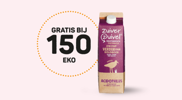 Gratis Zuiver Zuivel - Acidophilusmelk voor 150 Eko