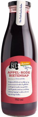 Appel rode bietensap