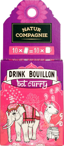 Drinkbouillon hete curry