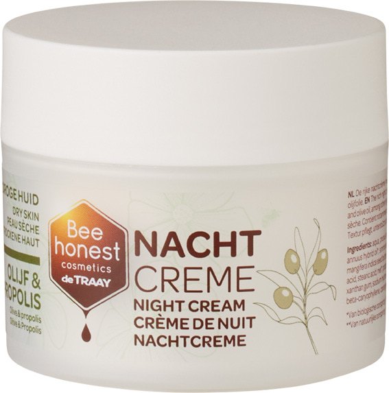 Nachtcrème olijf & propolis - droge huid