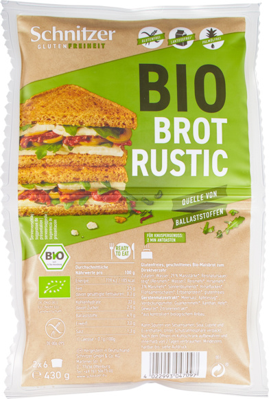 Glutenvrij brood grainy