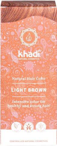 Natural haircolor lichtbruin