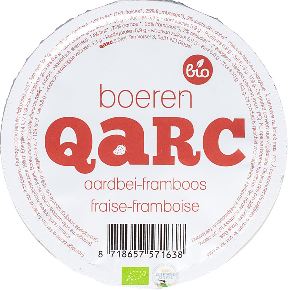 Boerenkwark Aardbei framboos