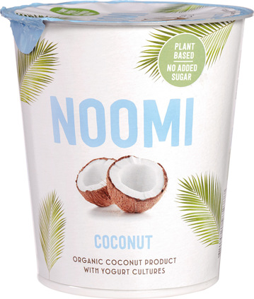 Plantaardige variatie op yoghurt kokos