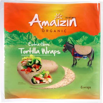 Tortilla wraps extra vezel