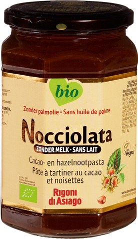 Cacao hazelnootpasta z. melk