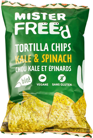 Tortillachips boerenkool spinazie