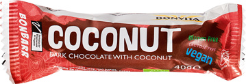 Dark chocolate coconut bar