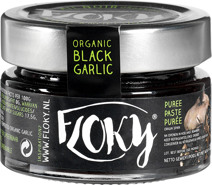 Zwarte knoflook puree