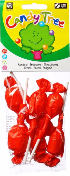 Aardbeienlollies