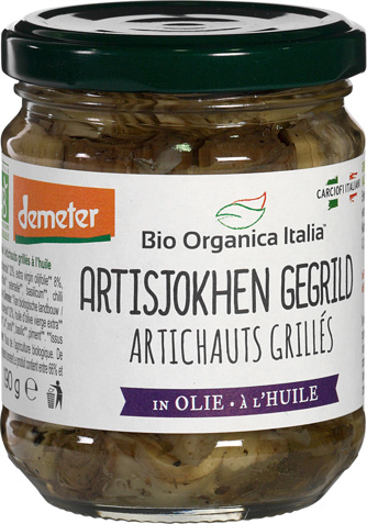 Gegrilde artisjok in olie