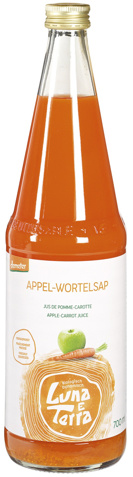Appel-wortel sap