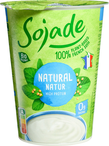 Plantaardige variatie op yoghurt soja - ongezoet