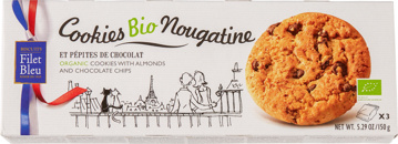 Nogatine-chocolade koekjes