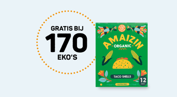Gratis Amaizin - Taco shells voor 170 Eko