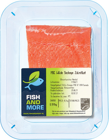 Wilde Sockeye zalm