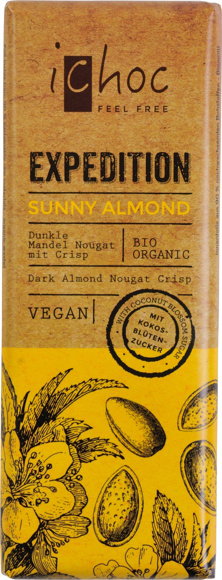 Vegan chocolade - amandel/nougat
