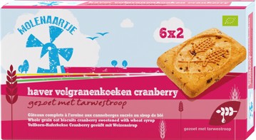 Haverkoeken cranberry