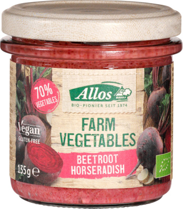 Rode biet- en mierikswortelspread