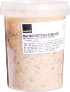 Paddenstoelensoep met zwarte truffel