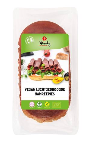 Vegan gedroogde ham