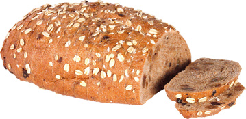 Rozijnen noten bruin tarwe vloer desem 550 g BIO