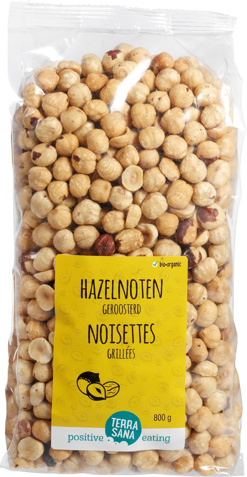 Hazelnoten geroosterd
