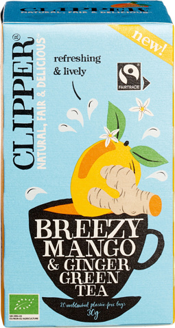 Groene thee breezy mango ginger