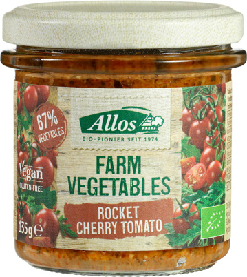 Rucola- en kerstomaatspread