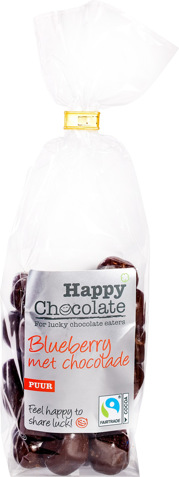 Blueberry met pure chocolade