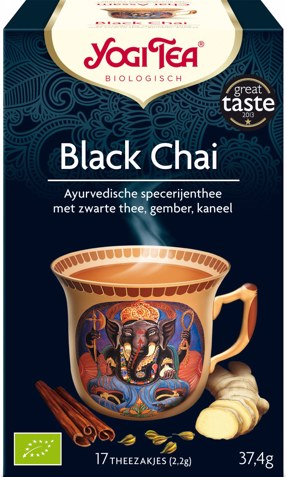 Zwarte thee chai