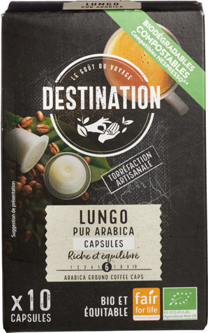 Koffiecapsules lungo