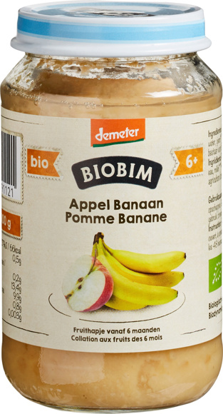 Fruithapje appel/banaan 6+ mnd
