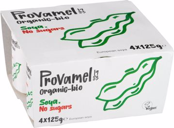 Plantaardige variatie op yoghurt soja - ongezoet