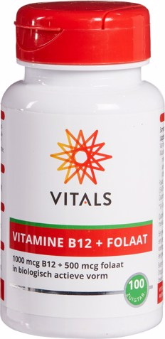 Vitamine B12 met Folaat 500 mcg