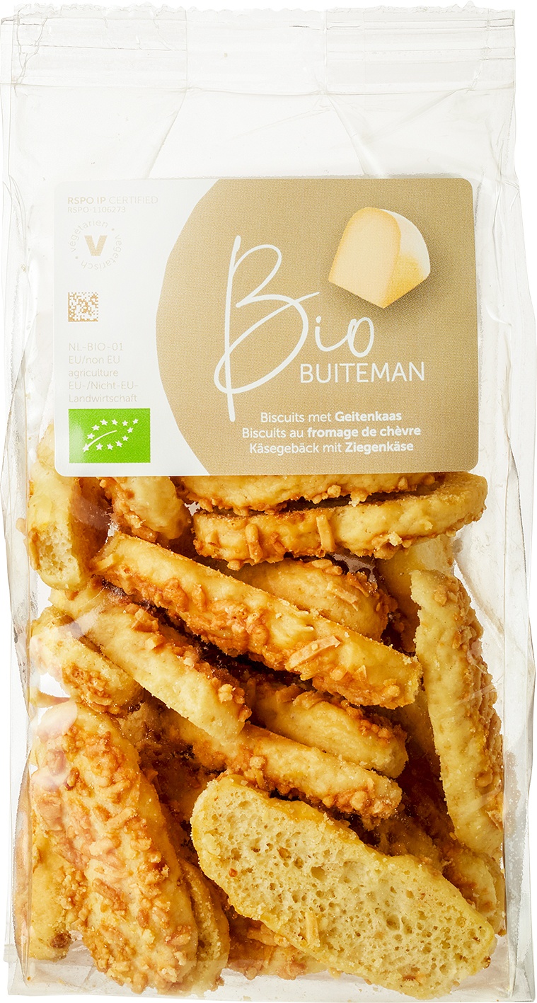 Biscuits met geitenkaas