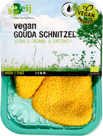 Vegan Gouda schnitzel