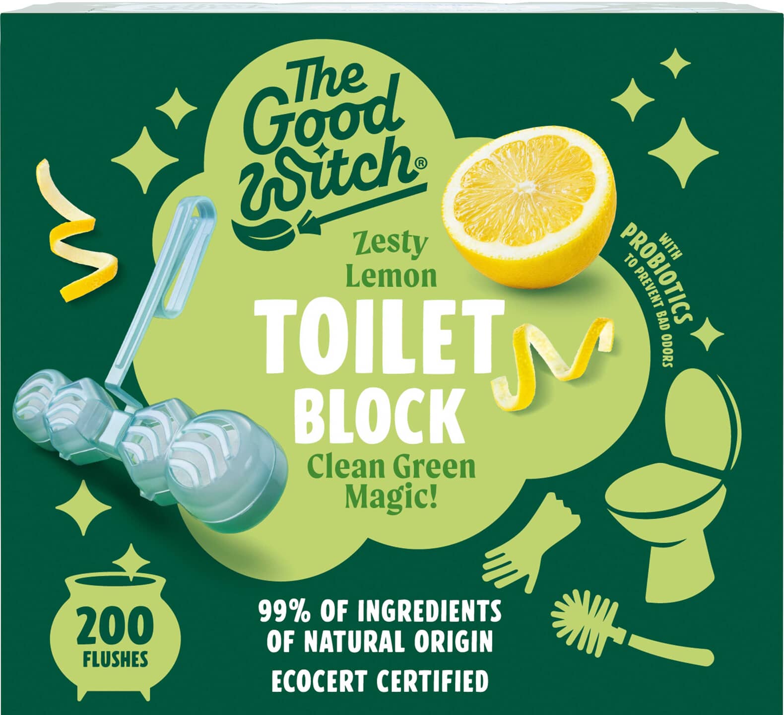 Toiletblokje zesty lemon