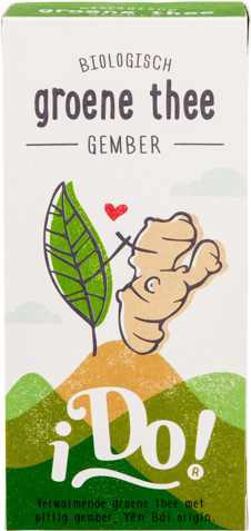 Groene thee gember