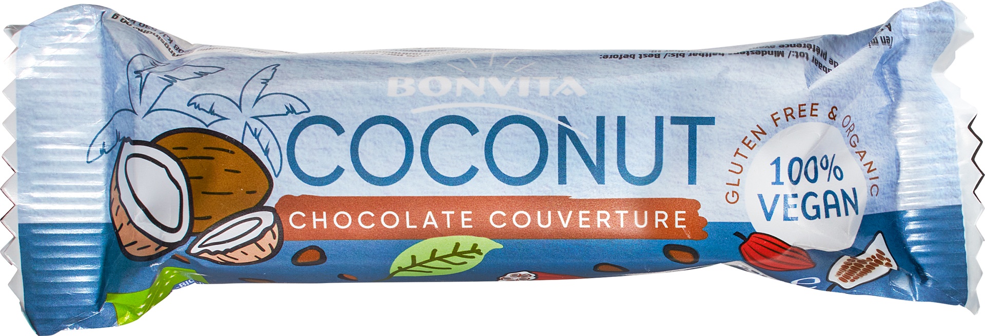 Vegan milk chocolate coconut bar