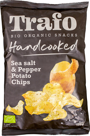 Hand cooked chips zout-zwarte peper