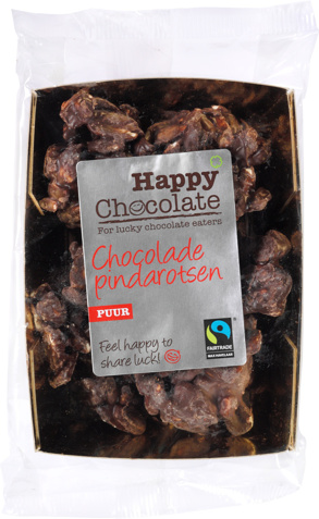 Chocolade pindarotsjes puur