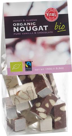 Nougat amandel chocolade