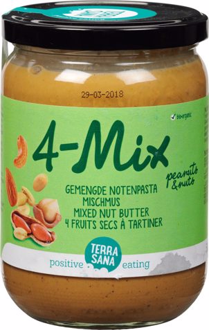 Gemengde notenpasta 4-mix