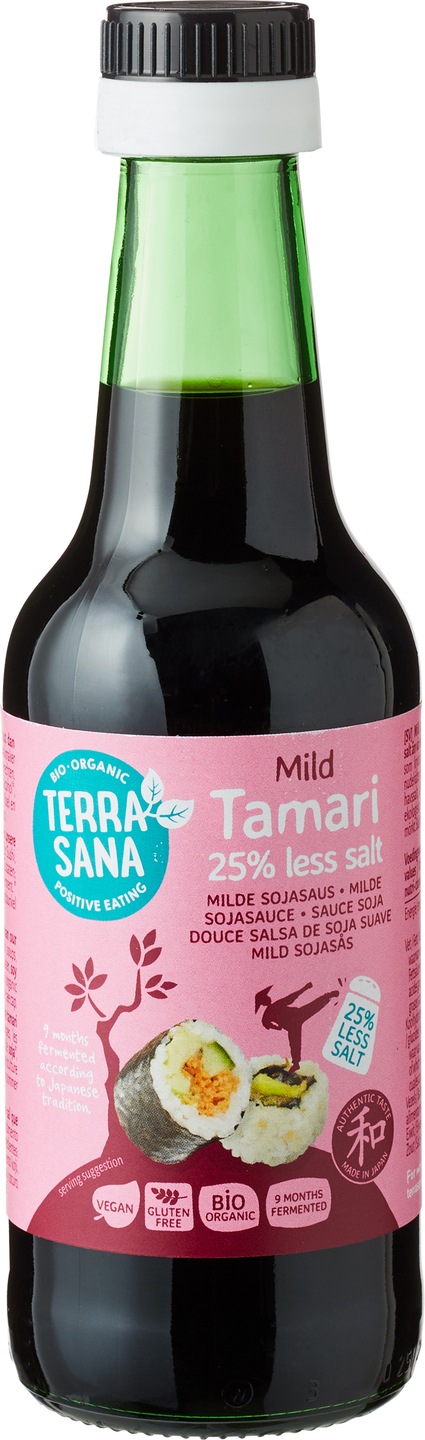Milde tamari 25% minder zout