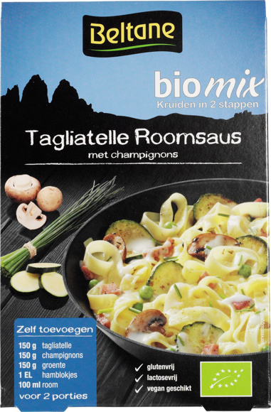 Kruidenmix tagliatelle roomsaus
