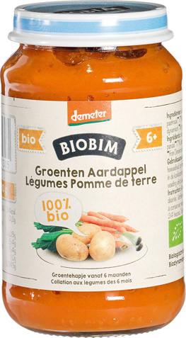 Babyhapje Groenten Aardappel 6+ mnd