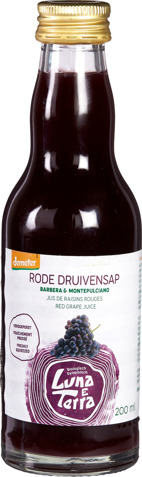 Rood druivensap