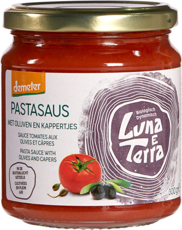 Pastasaus olijven kappertjes