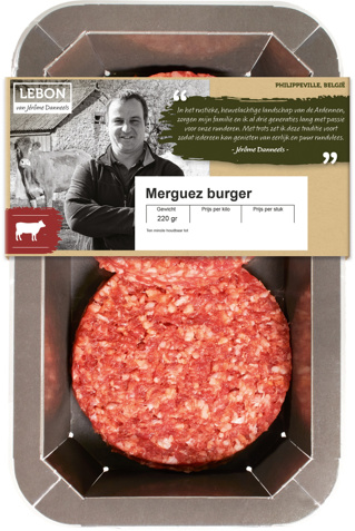 Runder merguezburger